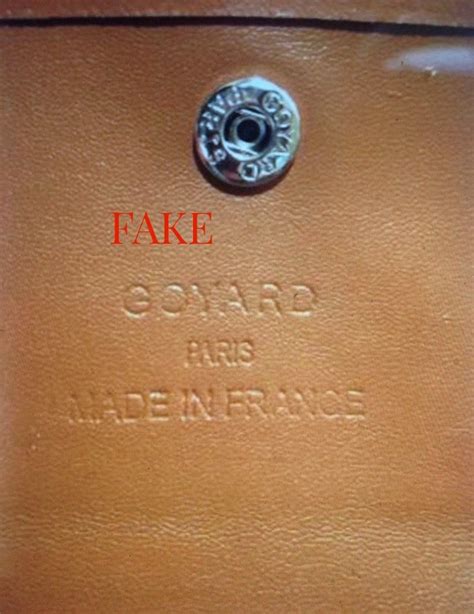 fake goyard stamp|authentic goyard purse.